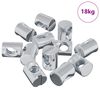 vidaXL &Eacute;crou &agrave; baril de meuble 3462 pcs Zinc&eacute; M6 x 13 mm Fer