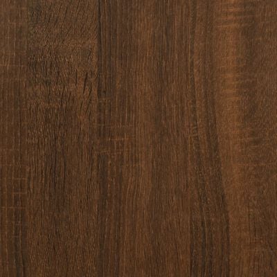 vidaXL Meuble TV chêne marron 103,5x30x50 cm bois d'ingénierie