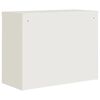 vidaXL Classeur blanc 90x40x110 cm acier
