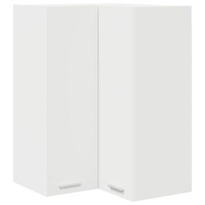 vidaXL Armoire suspendue Blanc 57 x 57 x 80 cm Bois d'ing&eacute;nierie