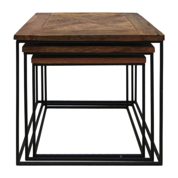 HSM Collection Ensemble de tables basses 3 pcs Austin Carr&eacute;