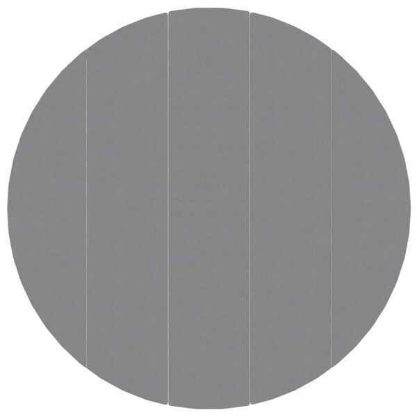 vidaXL Bâche de piscine gris clair Ø550 cm géotextile polyester