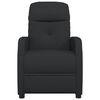 vidaXL Fauteuil de massage Noir Tissu