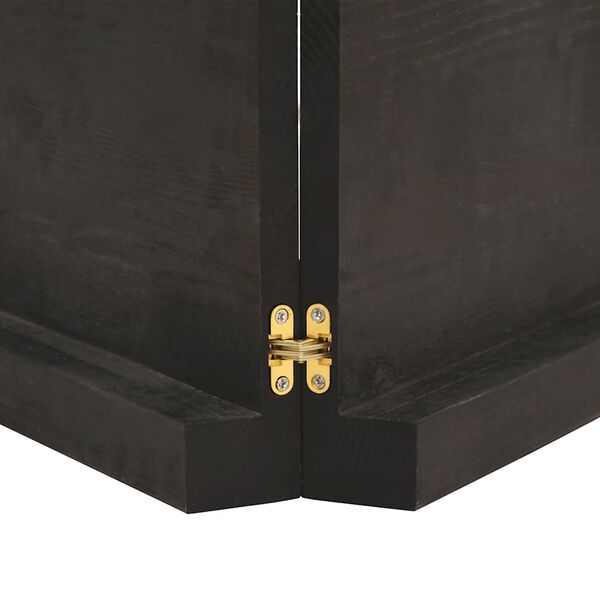 vidaXL Dessus de table bois massif trait&eacute; bordure assortie