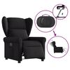 vidaXL Fauteuil inclinable &eacute;lectrique Noir Tissu