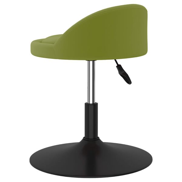 vidaXL Tabouret de bar Vert clair Velours