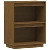 vidaXL Armoire console Marron miel 60x34x75 cm Bois de pin solide
