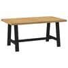 vidaXL Table &agrave; manger NOAIN pieds en forme de A 160x90x75cm massif pin