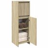 vidaXL Armoire de salle de bain Ch&ecirc;ne sonoma 30x30x95 cm Agglom&eacute;r&eacute;