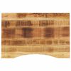 vidaXL Dessus de bureau avec courbe 90x50x2,5 cm manguier massif brut