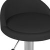 vidaXL Tabouret de massage Noir Similicuir