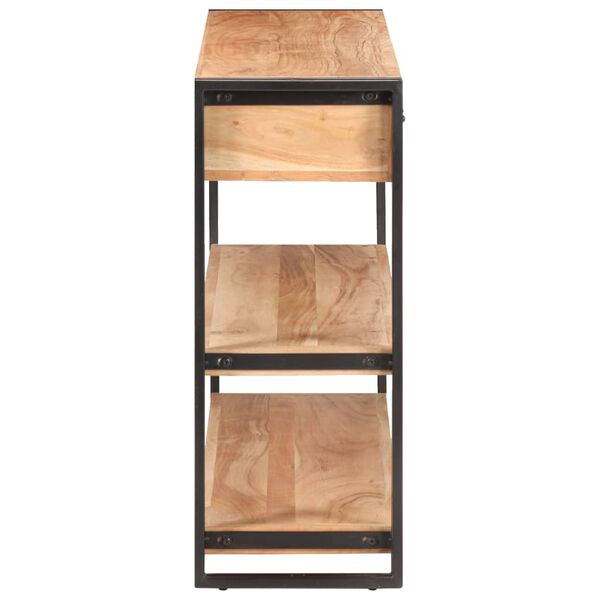 vidaXL Buffet 120x30x75 cm Bois d'acacia solide