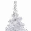 vidaXL Arbre de Noël artificiel pré-éclairé/boules argenté 240 cm PET