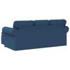 vidaXL Canap&eacute; Bleu Dimensions globales: 195 x 138 x 80 cm (l x P x H)