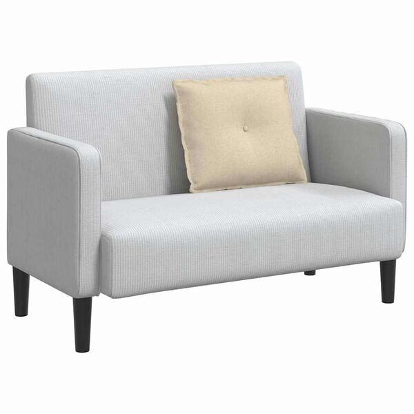 vidaXL Coussin de Dos Cr&egrave;me 60 x 19 x 50 cm tissu