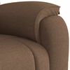 vidaXL Fauteuil de massage inclinable Marron Tissu