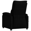 vidaXL Fauteuil inclinable &eacute;lectrique Noir Tissu