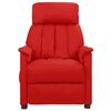 vidaXL Fauteuil de massage Rouge bordeaux Similicuir