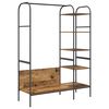 vidaXL Porte-v&ecirc;tements Ch&ecirc;ne brun 120 x 44 x 160 cm Bois d'ing&eacute;nierie
