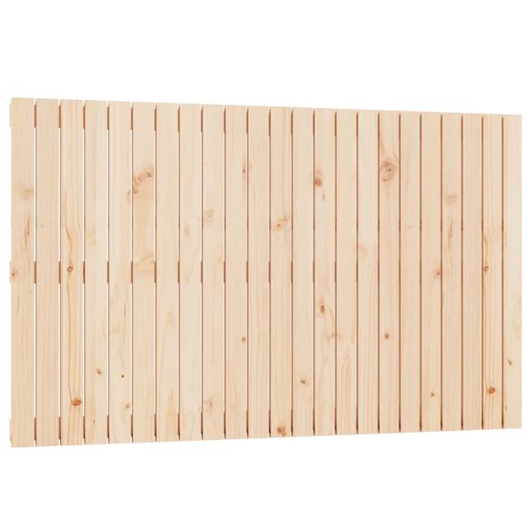 vidaXL T&ecirc;te de lit murale 147x3x90 cm Bois massif de pin