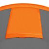 vidaXL Tente de camping pour 4 personnes gris et orange