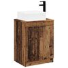 vidaXL Ensemble de mobilier de salle de bain Bois ancien