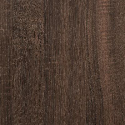 vidaXL Tables de chevet murales 2 pcs chêne marron 45x30x35 cm