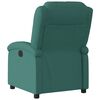 vidaXL Fauteuil inclinable &eacute;lectrique Vert fonc&eacute; Tissu