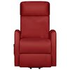 vidaXL Fauteuil de massage Rouge bordeaux Similicuir