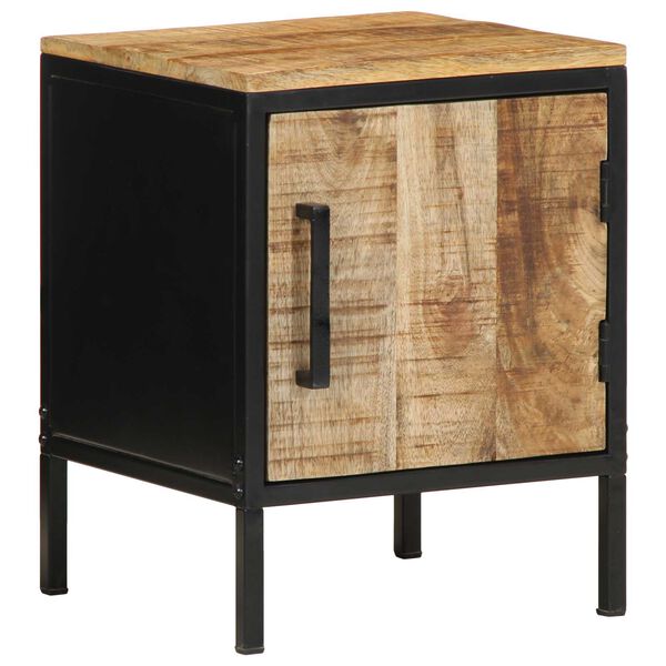vidaXL Cabinet de chevet Marron et Noir 30 x 30 x 40 cm