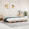 vidaXL Lit de palette sans matelas cire marron 180x200 cm pin massif