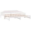 vidaXL Lit de jour et lit gigogne sans matelas 90x200 cm bois massif