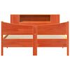 vidaXL Cadre de lit sans matelas cire marron 150x200cm bois pin massif
