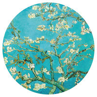 WallArt Papier peint cercle Almond Blossom 190 cm