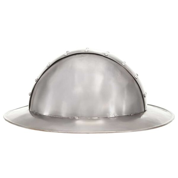 vidaXL Casque de chevalier médiéval antique pour GN Argenté Acier