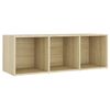 vidaXL Ensemble de meubles TV 4 pcs Ch&ecirc;ne sonoma Bois d'ing&eacute;nierie