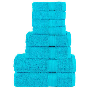 vidaXL Ensemble de serviettes de qualit&eacute; sup&eacute;rieure SOLUND 8 pcs