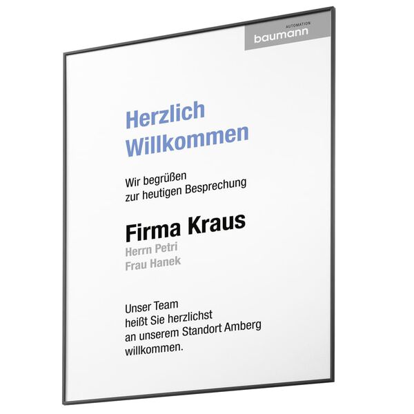 MOEDEL Panneau informatif A3 Noir