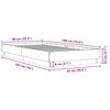 vidaXL Cadre de lit sans matelas chêne sonoma 90x190 cm