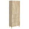 vidaXL Ensemble de Meubles 2 pc Ch&ecirc;ne Sonoma Bois d'ing&eacute;nierie