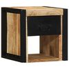 vidaXL Table de chevet 40x35x40 cm bois brut massif de manguier