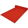 vidaXL Tapis Rouge 1 x 5 m Polyester