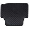 vidaXL Tapis de voiture 4 pcs Noir Caoutchouc