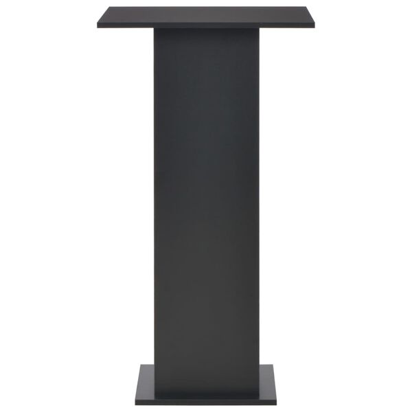 vidaXL Table de bar Noir 60x60x110 cm