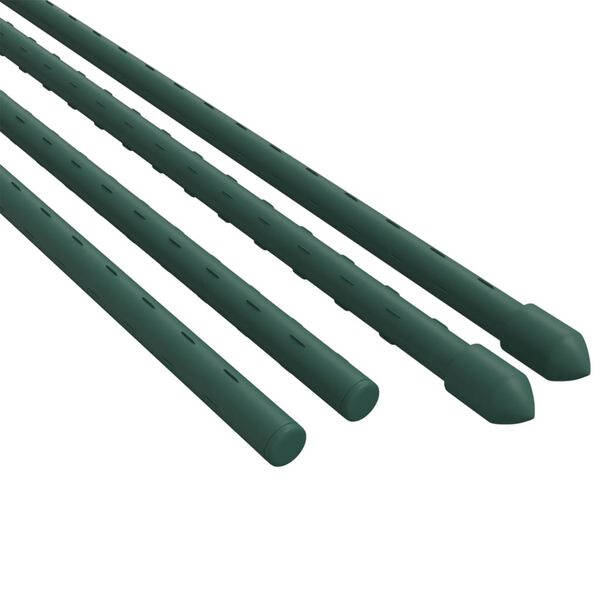 vidaXL Piquets pour plantes de jardin 30 pcs vert 150 cm acier