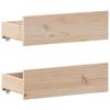 vidaXL Cadre de lit sans matelas avec t&ecirc;te de lit 120x190 cm bois pin