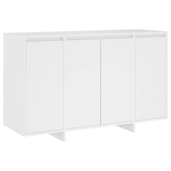vidaXL Buffet blanc 120x41x75 cm bois d'ing&eacute;nierie