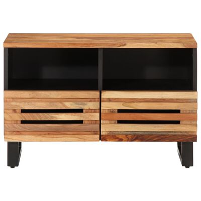 vidaXL Meuble TV 70x34x46 cm bois d'acacia massif