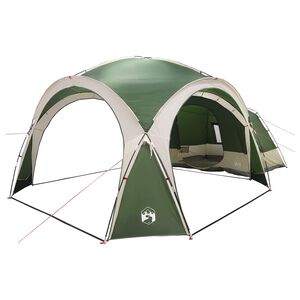 vidaXL Tente lat&eacute;rale Vert 410 x 410 x 250 cm Polyester et Acier