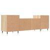 vidaXL Meuble TV Ch&ecirc;ne sonoma 160x35x55 cm Bois d'ing&eacute;nierie